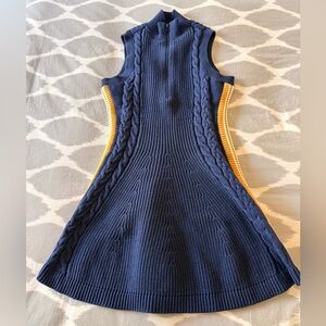 Daily Practice Side Lines Half Zip mini dress from Anthropologie